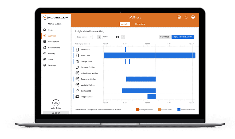 Monitor Activity Online